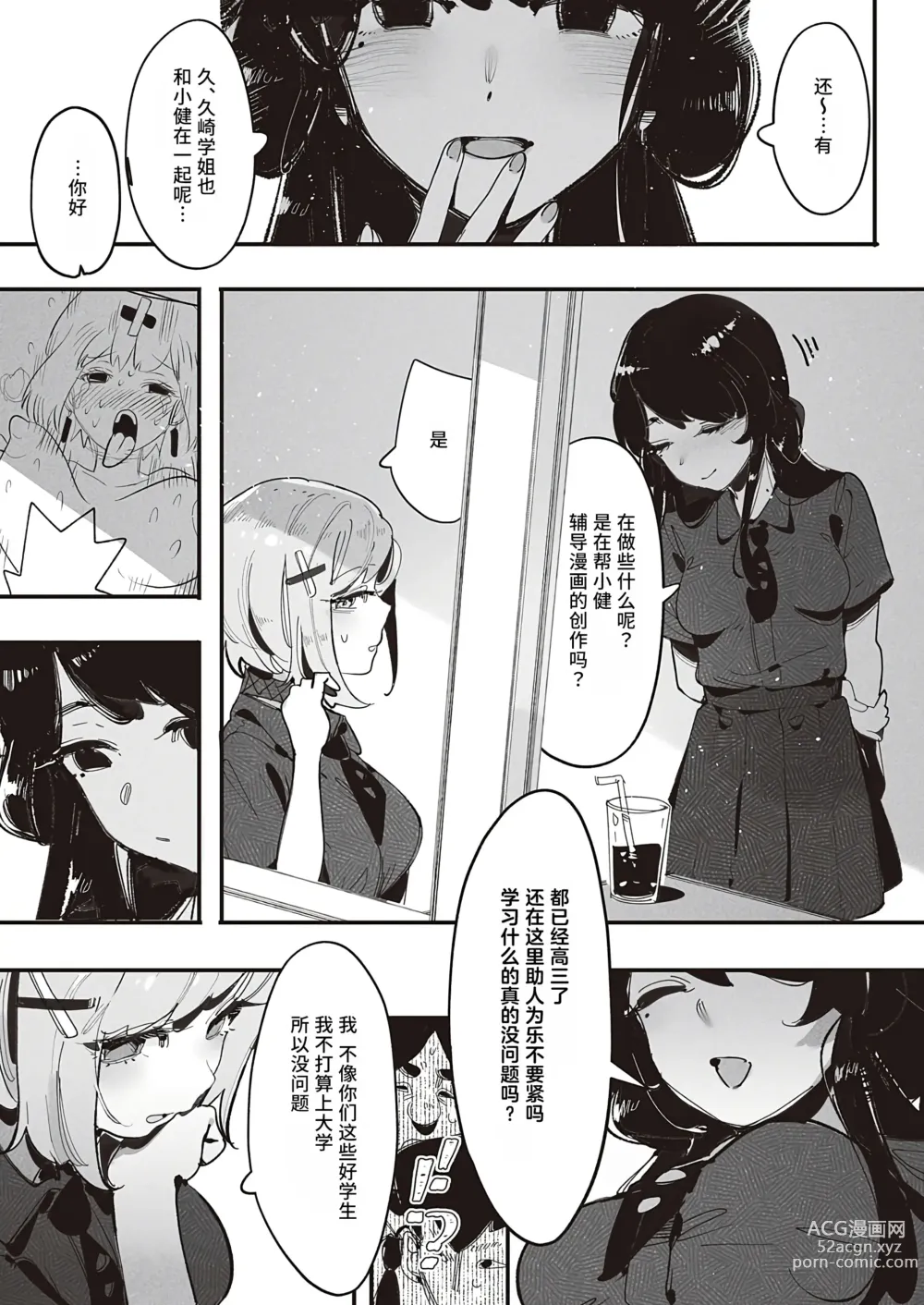 Page 8 of manga 久崎学姐的欧派素描