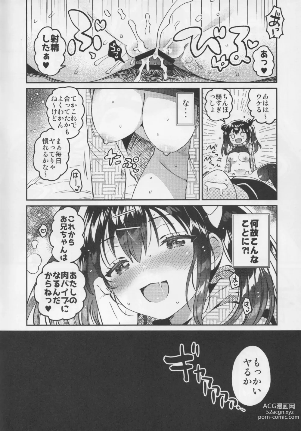 Page 3 of doujinshi Imouto to Nazo no Niku Vibe