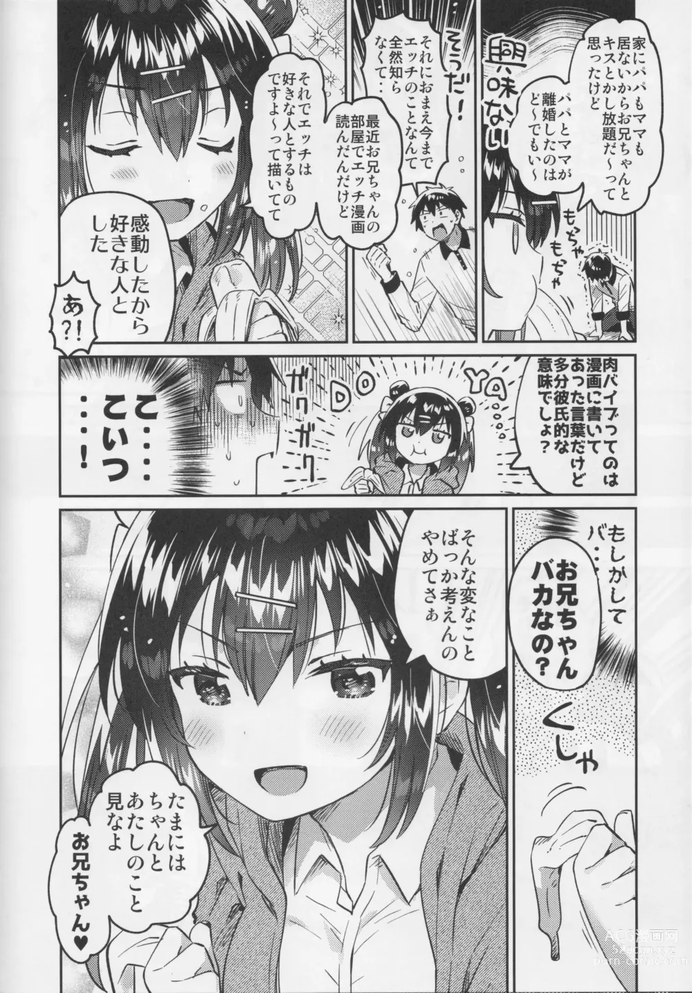 Page 23 of doujinshi Imouto to Nazo no Niku Vibe