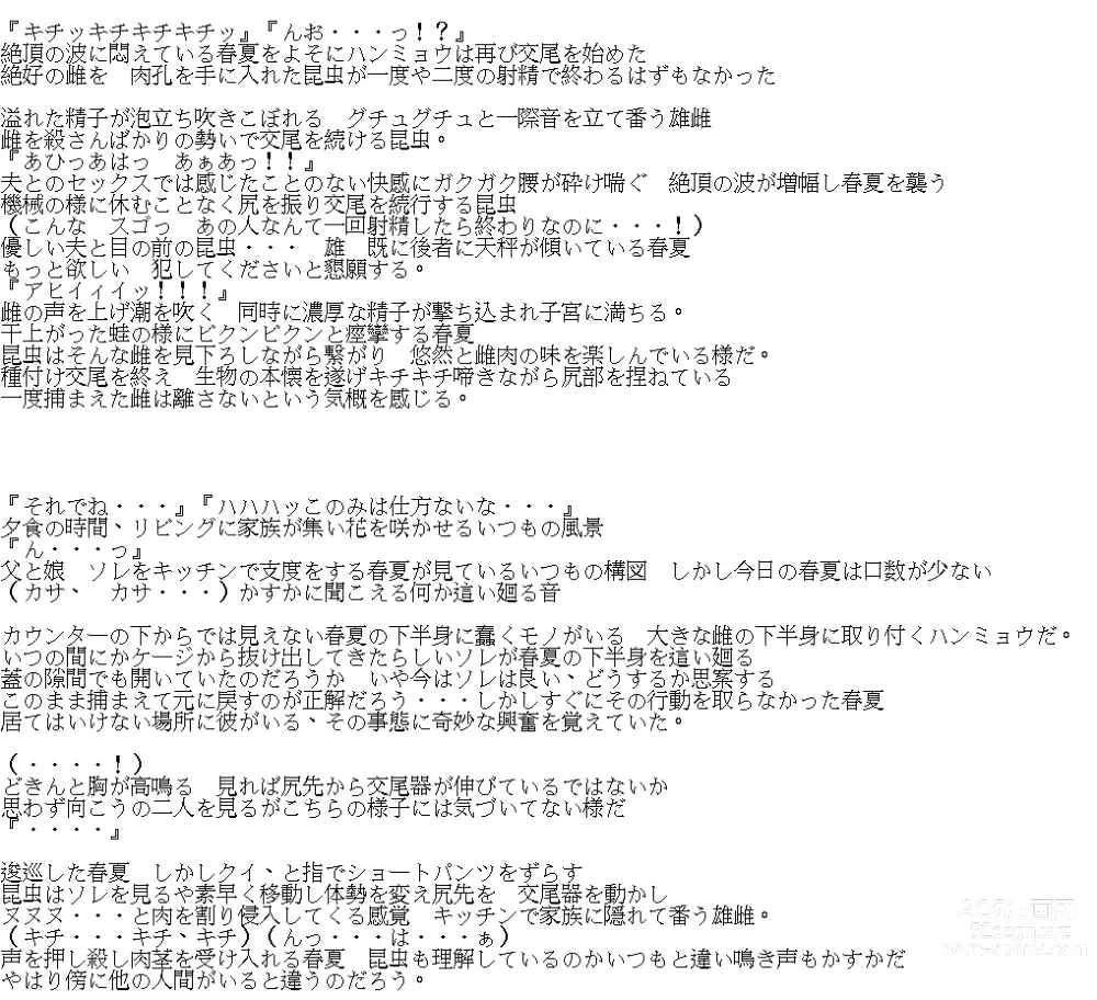 Page 14 of doujinshi 春夏×ハンミョウ