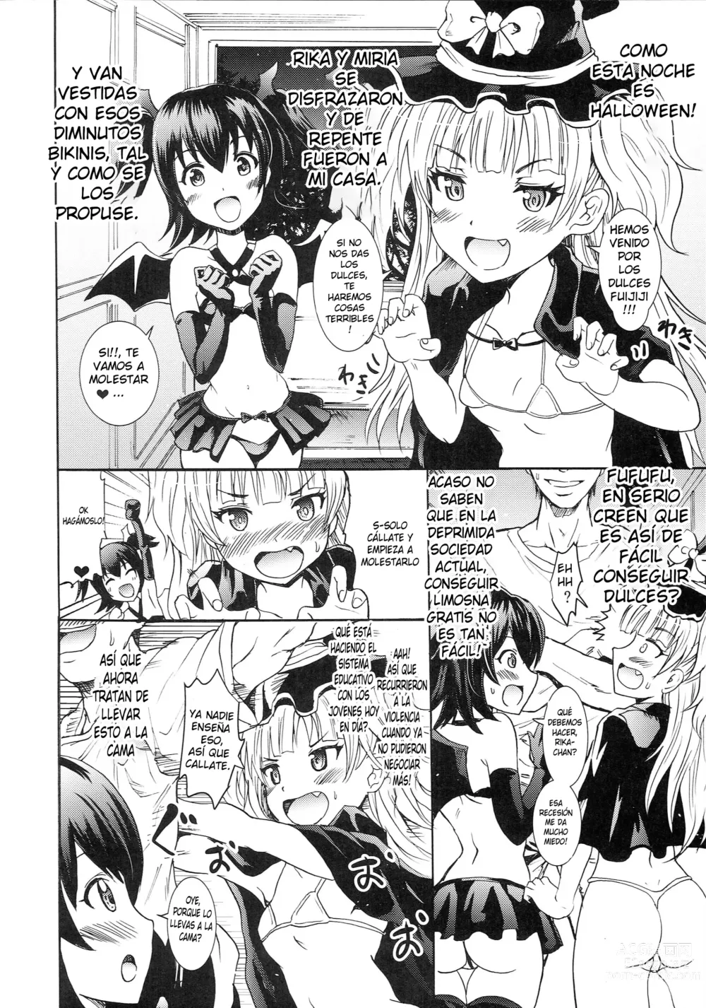 Page 2 of doujinshi Rika & Miria no Halloween Itazura Bon