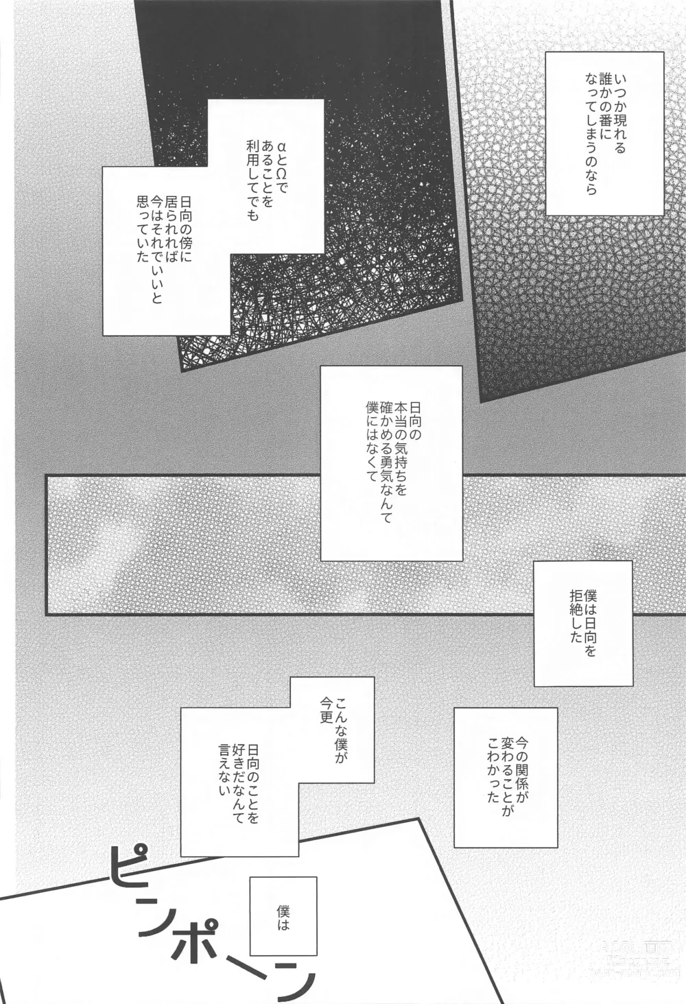 Page 35 of doujinshi Kokuhaku Dekinai Kojirase  Alpha to Sukitte Iitai  Donkan Omega