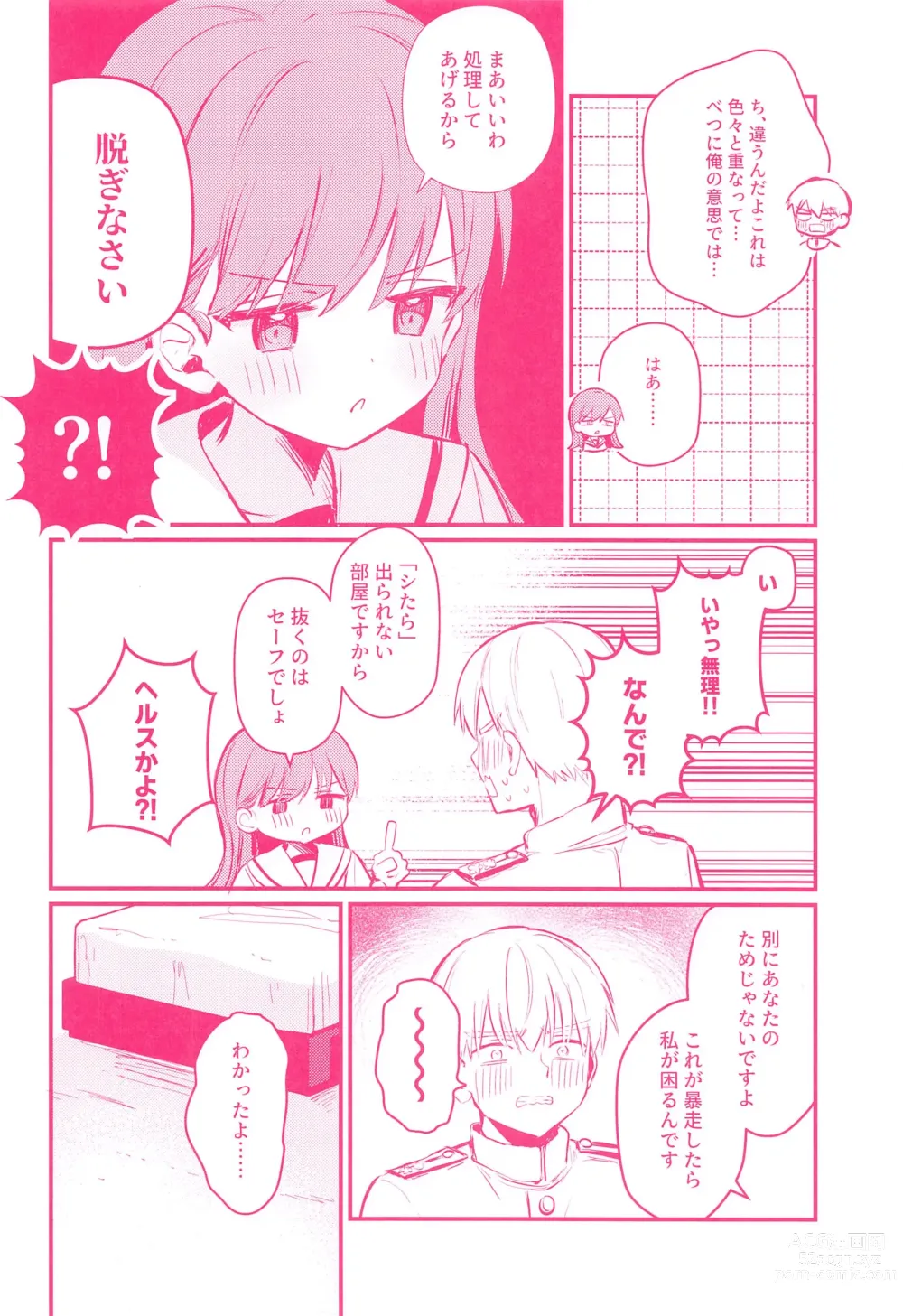 Page 7 of doujinshi Ooi to H Shitara Derarenai Heya