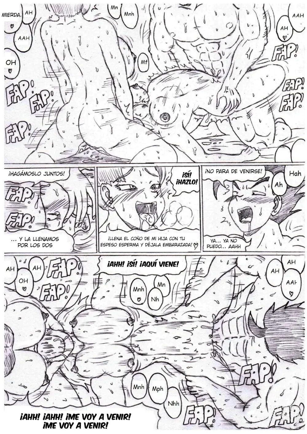 Page 14 of doujinshi Dragon Ball NTR 9 - Daughters First Time