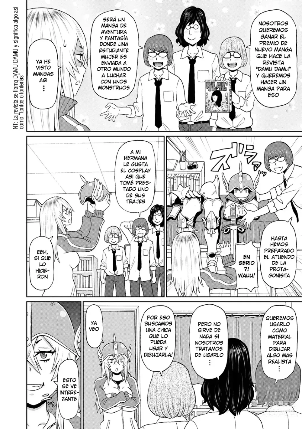 Page 2 of manga Cosplayer Yankee Onihara-san (decensored)