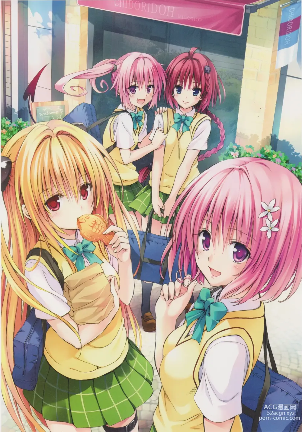 Page 22 of manga To Love-Ru Trouble manga fanservice compilation FULL COLOR