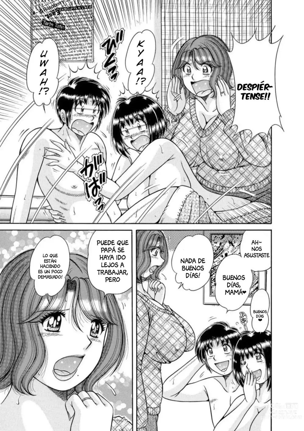 Page 4 of manga Mother and Big and Little Sisters. As Much Sex as You Want, Every Day, With All 5 of Them. Part 1