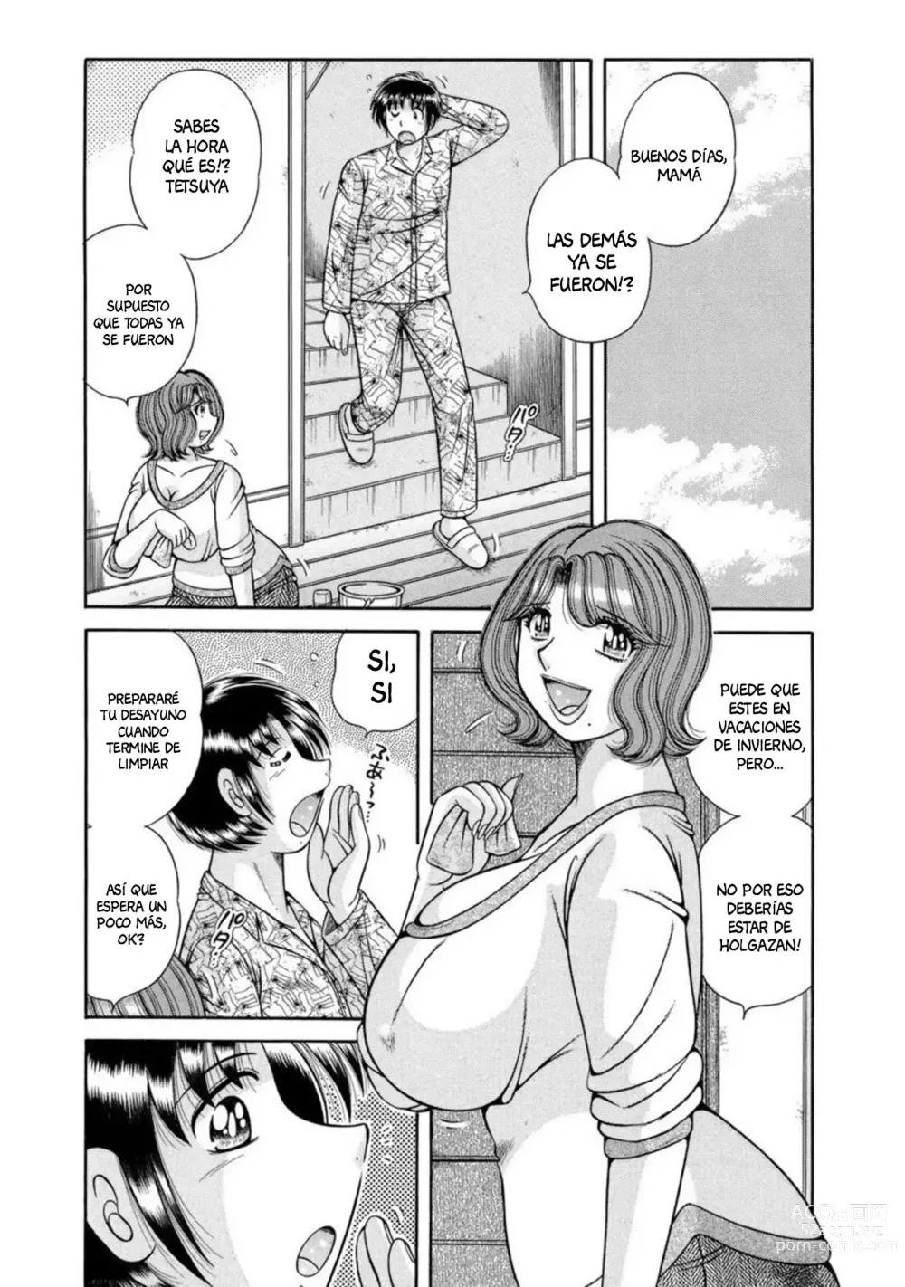 Page 1 of manga Mother and Big and Little Sisters. As Much Sex as You Want, Every Day, With All 5 of Them. Part 2