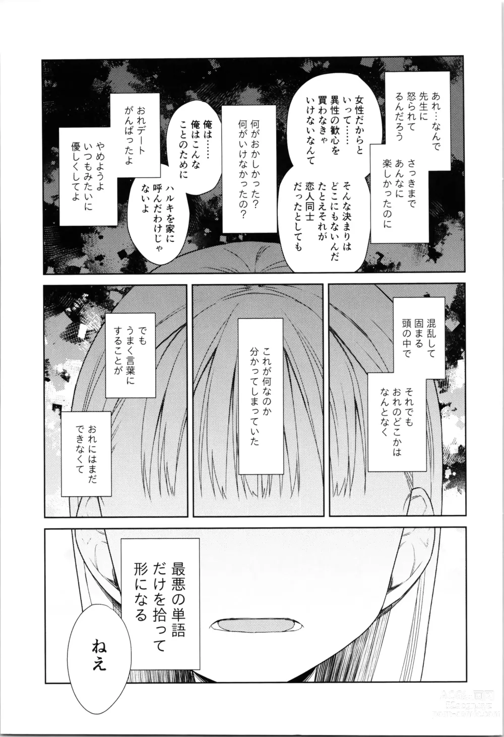 Page 204 of doujinshi TS Shoujo Haruki-kun Soushuuhen