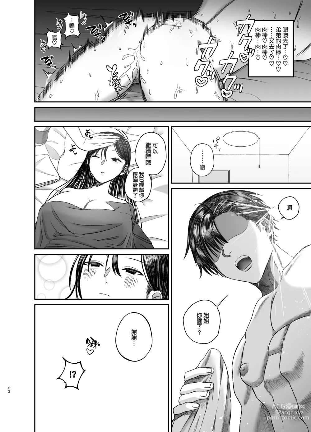 Page 22 of doujinshi Ane de Shikoru Otouto to Onaritai Ane ga Souguu shita Kekka