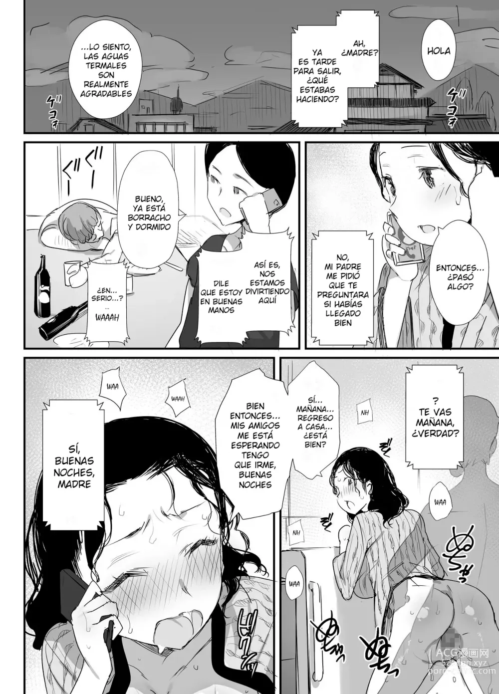 Page 9 of doujinshi Natsu to Oba-san Tokubetsu Hen ~Onsen Ryokou no Ken~