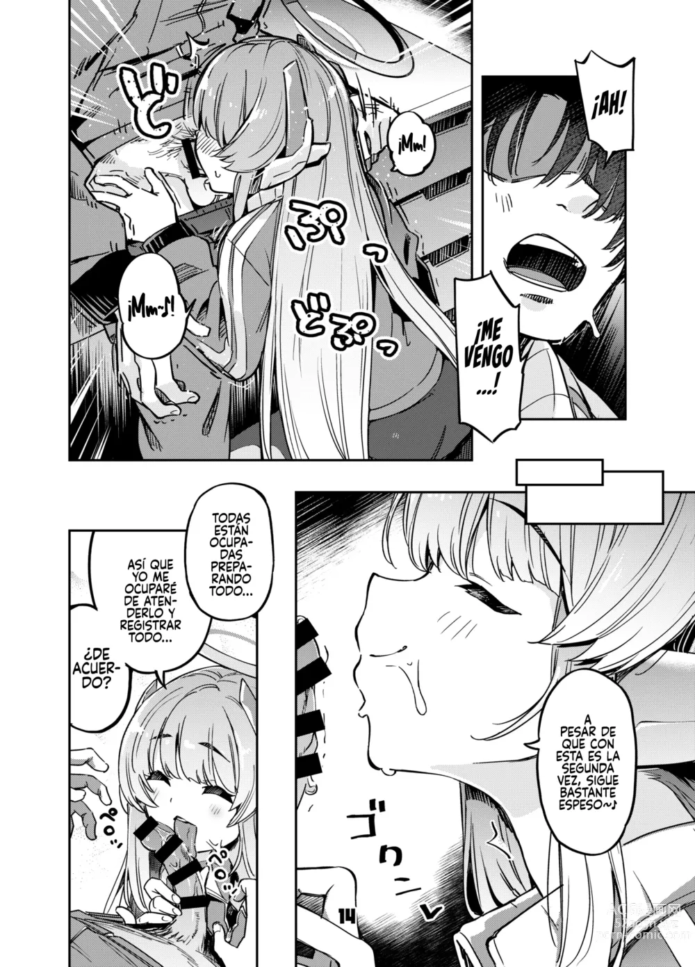 Page 13 of doujinshi Sensei? Yuuka-chan ni wa Naisho desu yo