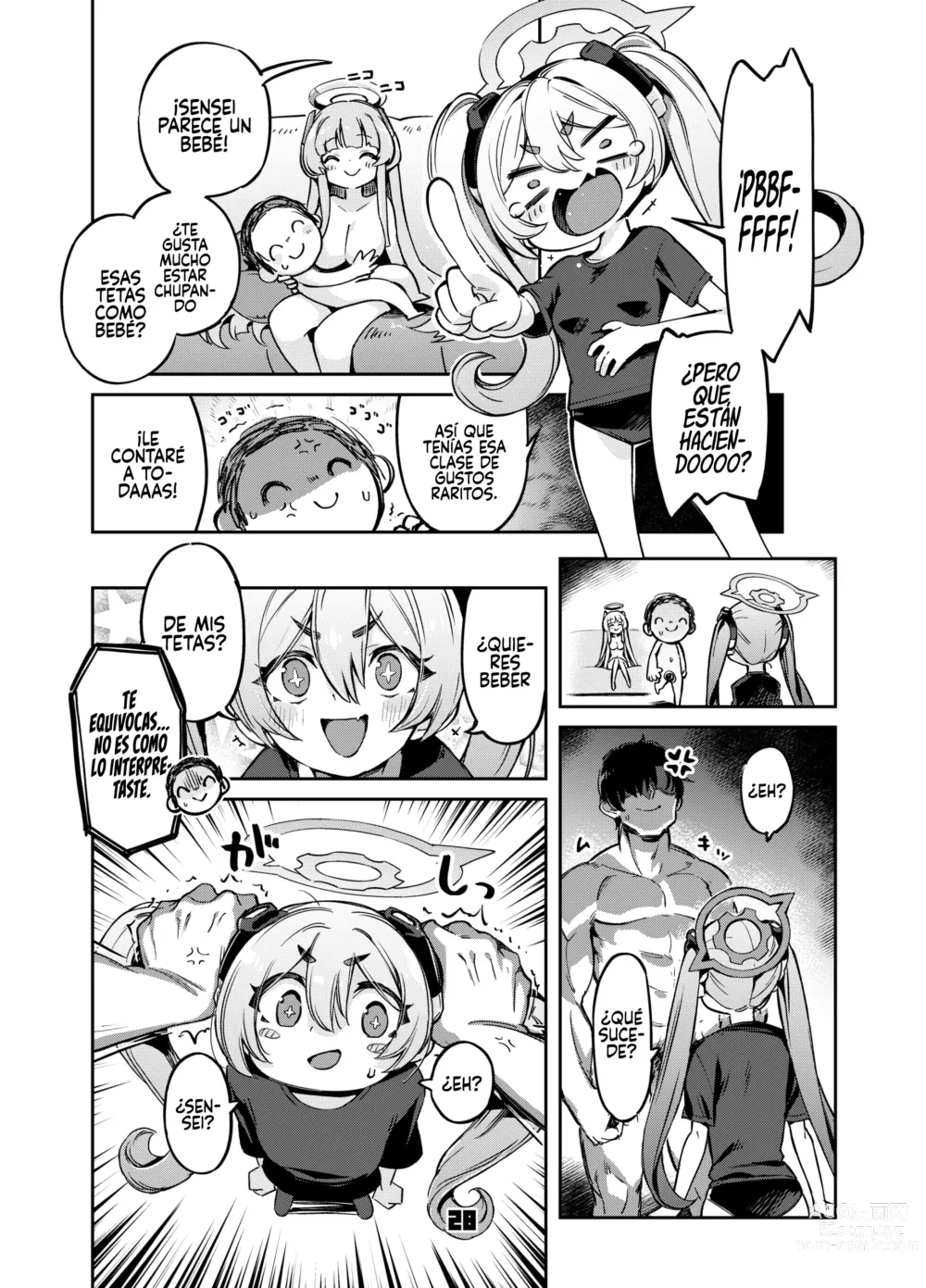 Page 27 of doujinshi Sensei? Yuuka-chan ni wa Naisho desu yo