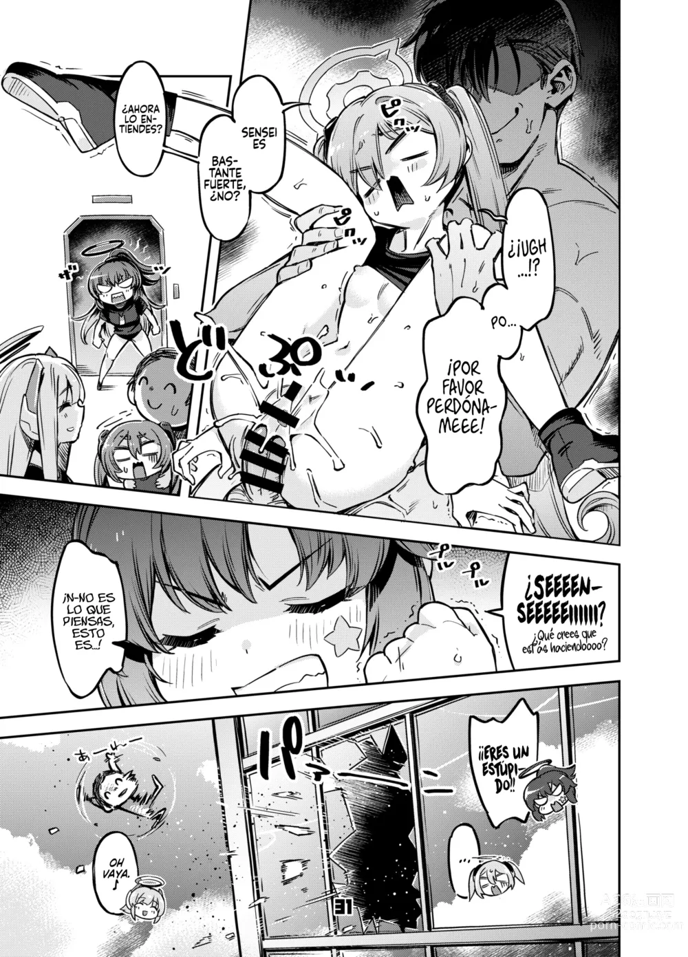 Page 30 of doujinshi Sensei? Yuuka-chan ni wa Naisho desu yo