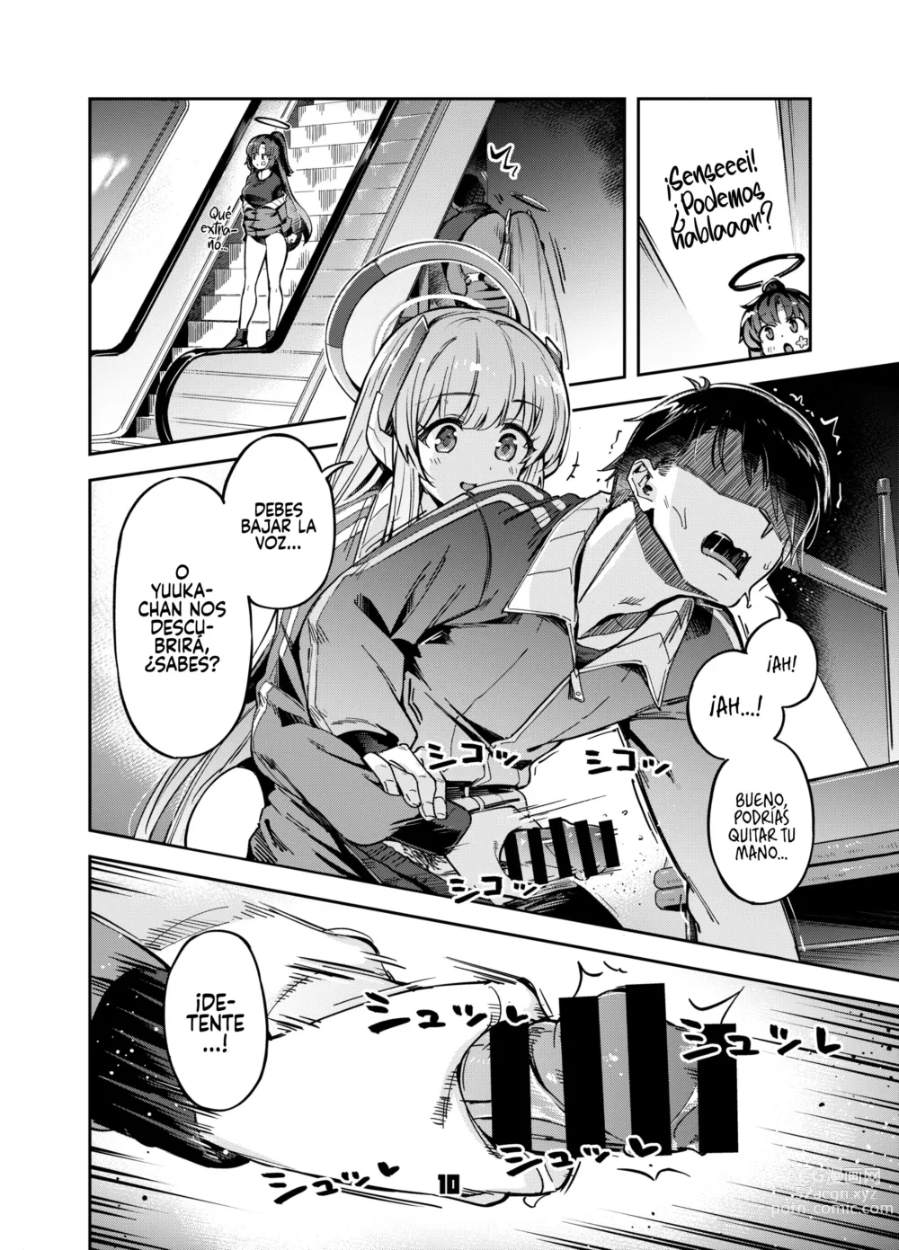 Page 9 of doujinshi Sensei? Yuuka-chan ni wa Naisho desu yo
