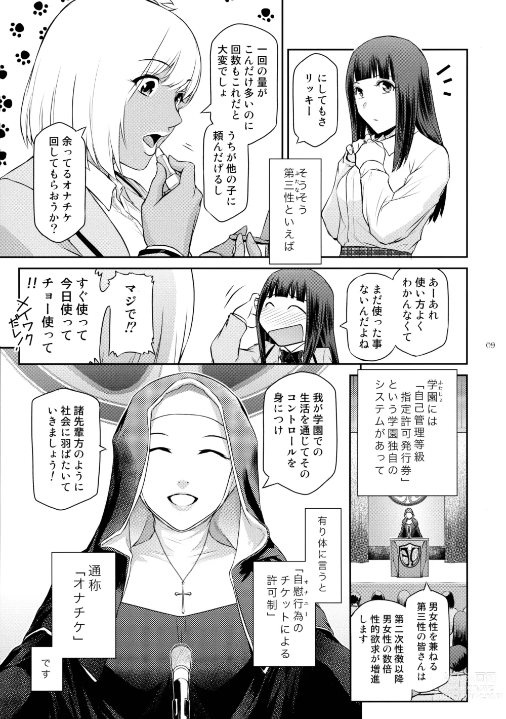 Page 9 of doujinshi Futajou! 2