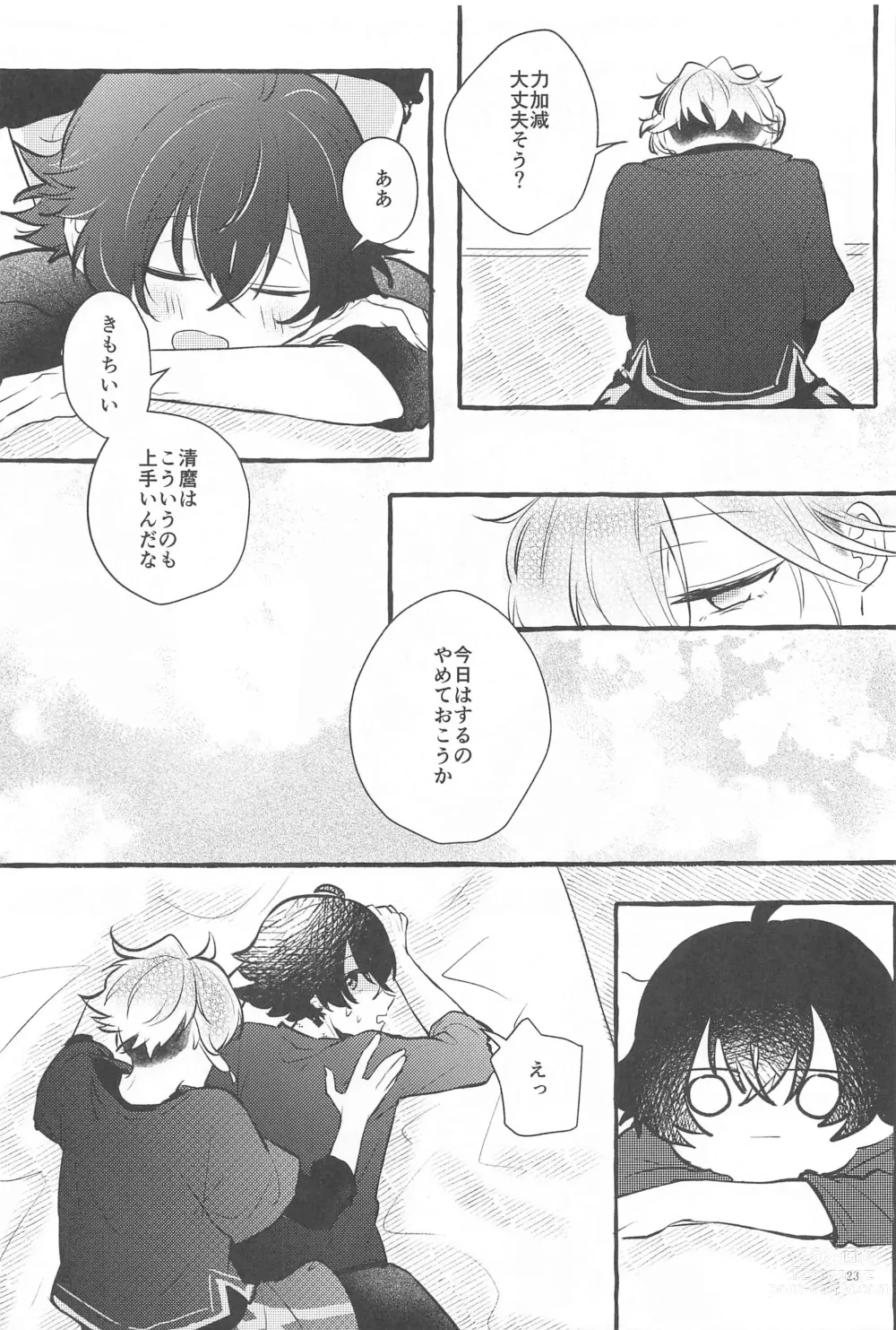 Page 22 of doujinshi Kanete kara no Setsubou de