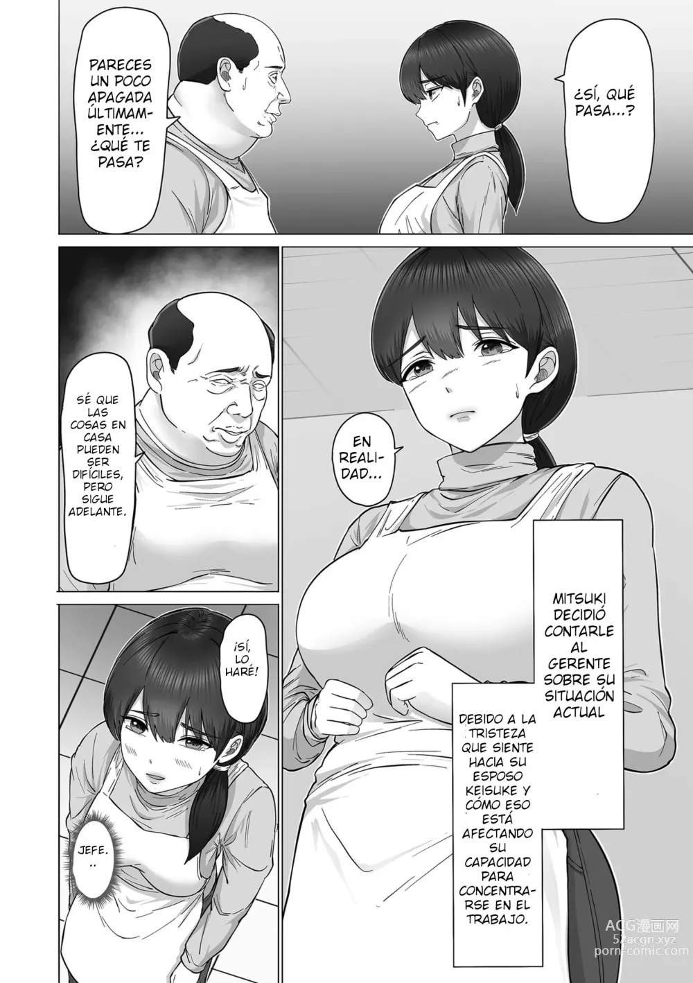 Page 6 of manga Kimo-oji jōshi no dekachin de ochiru wakazuma