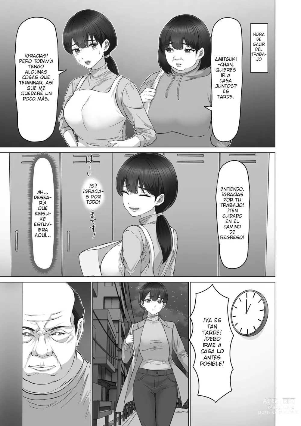 Page 7 of manga Kimo-oji jōshi no dekachin de ochiru wakazuma