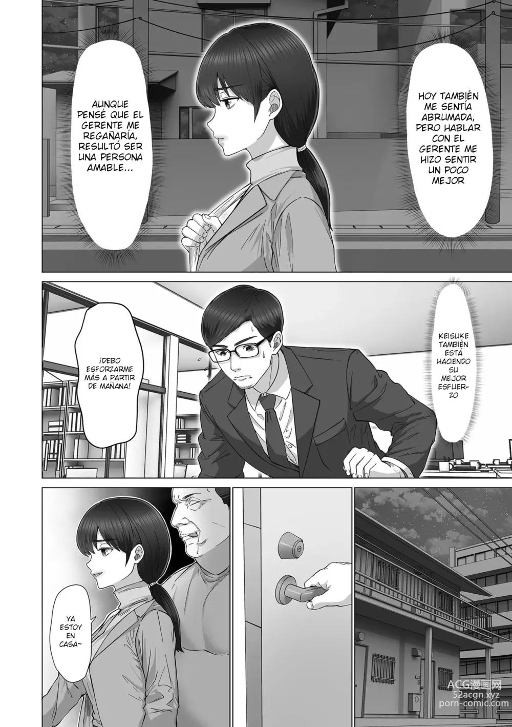 Page 8 of manga Kimo-oji jōshi no dekachin de ochiru wakazuma