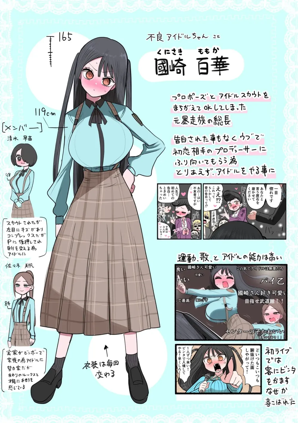 Page 1 of doujinshi Furyou Idol-chan Bakutan
