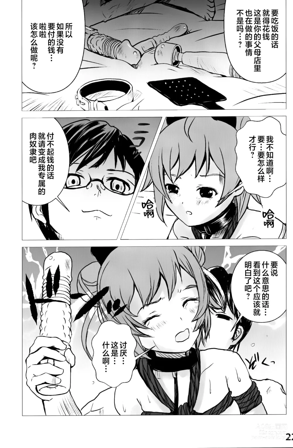 Page 22 of doujinshi Idol Nikudorei Sengen!