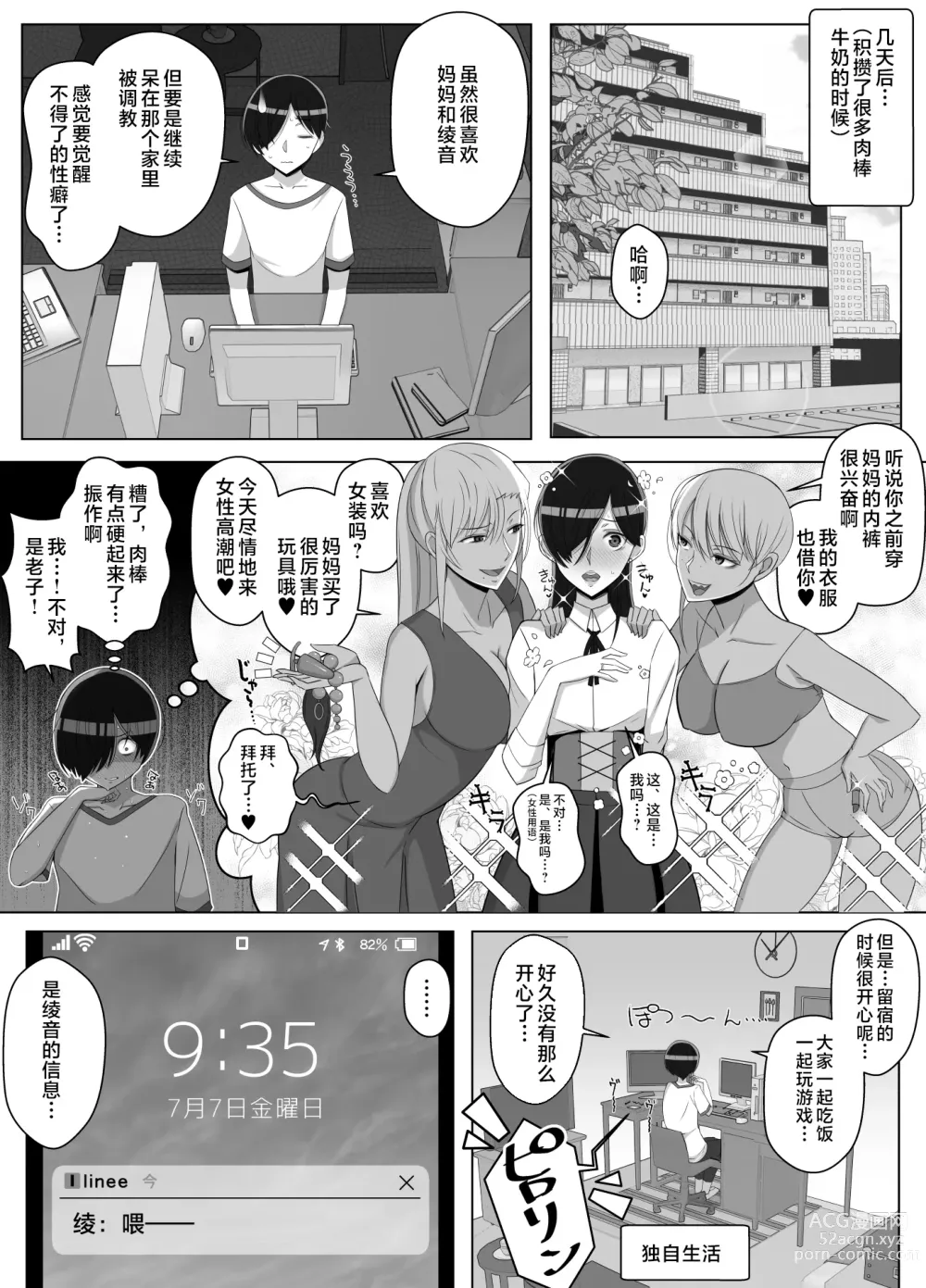 Page 56 of doujinshi Mama tte Yonde Ippai Amaete 2