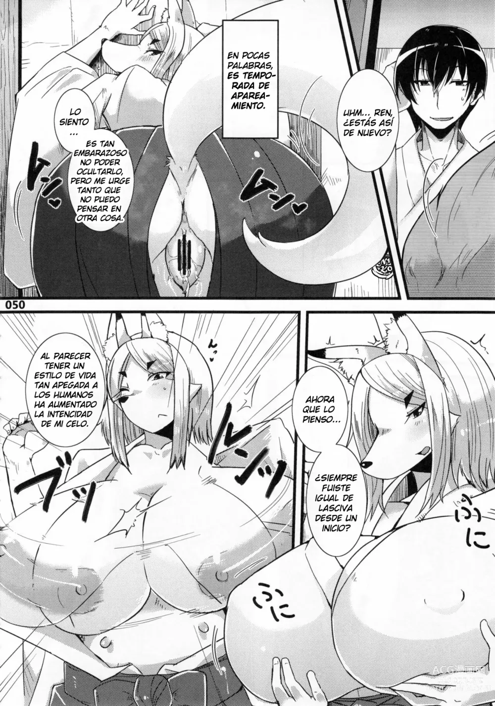 Page 2 of doujinshi Kitsune Miko to Boku