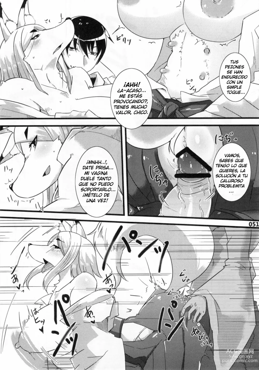 Page 3 of doujinshi Kitsune Miko to Boku