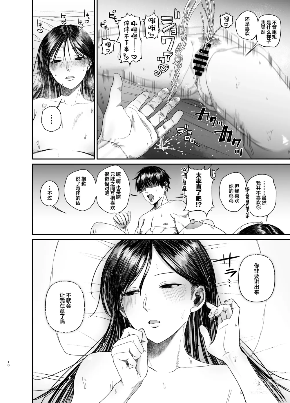 Page 18 of doujinshi Ane de Shikoru Otouto to Onaritai Ane ga Souguu shita Kekka