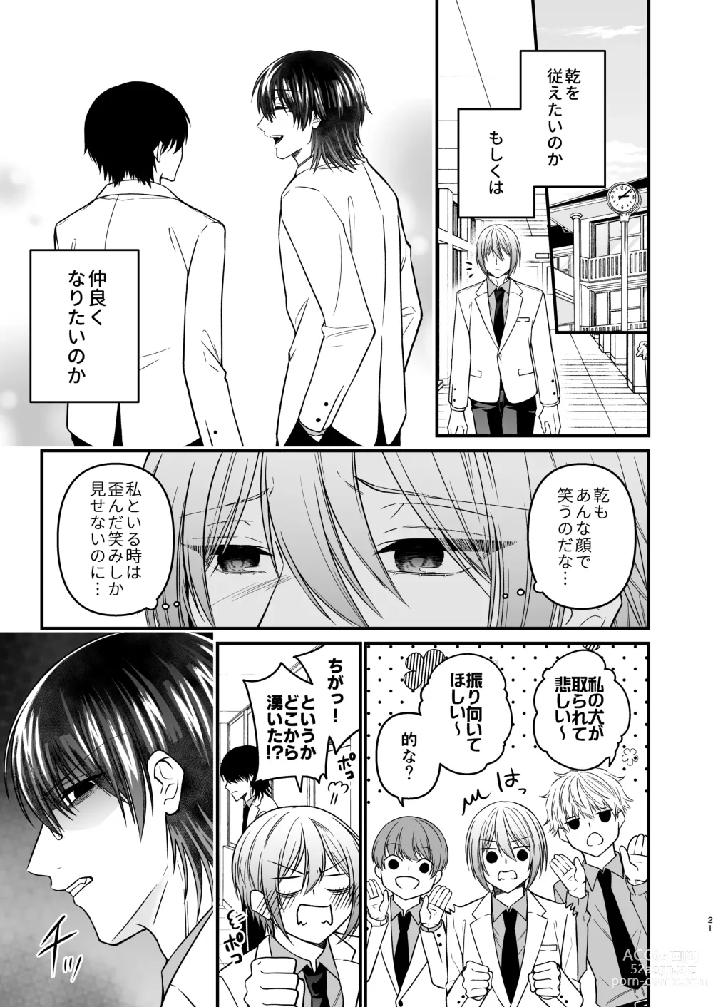 Page 21 of doujinshi Inu ni Kuwareru