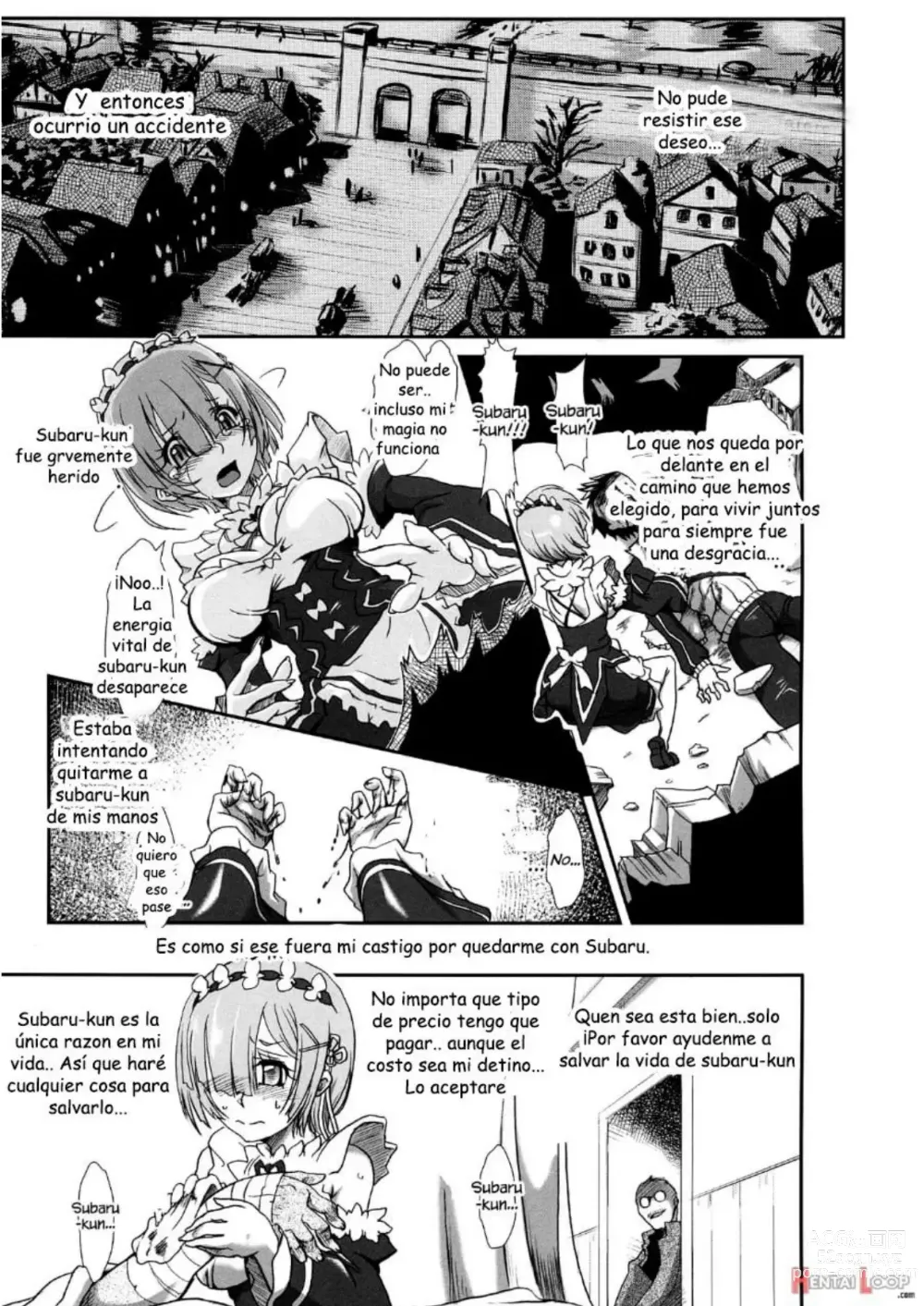 Page 4 of doujinshi Rem - Danshou - Natsuki Rem no Eromanga