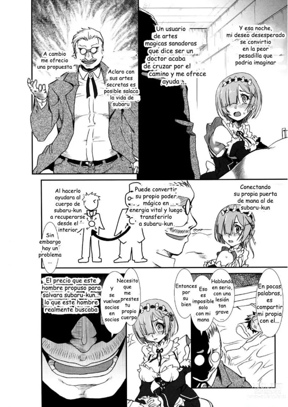 Page 5 of doujinshi Rem - Danshou - Natsuki Rem no Eromanga