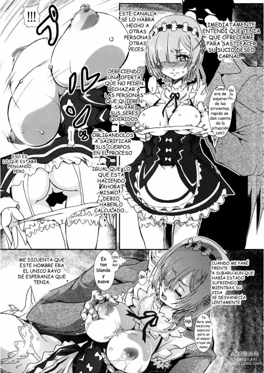 Page 6 of doujinshi Rem - Danshou - Natsuki Rem no Eromanga