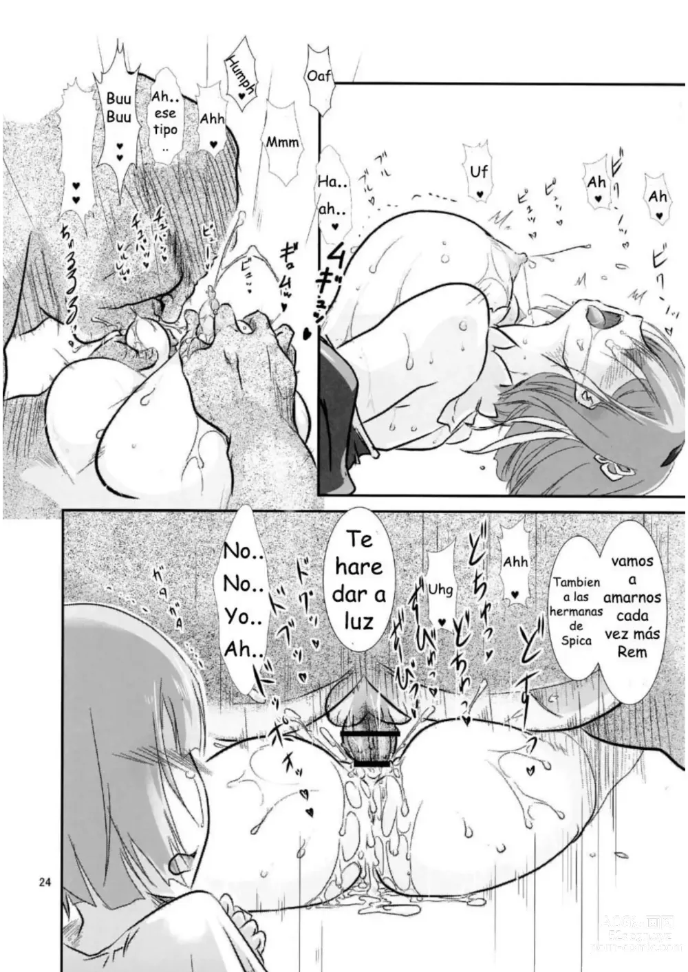 Page 23 of doujinshi Rem: Rem Danshou Hitozuma Rem no Ero Manga Pairotto-ban