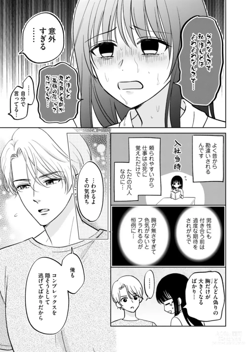 Page 21 of manga Kyonyuu na Sankou Buchou to Hinnyuu Takane-san no Pai x Pai Complex 1-2
