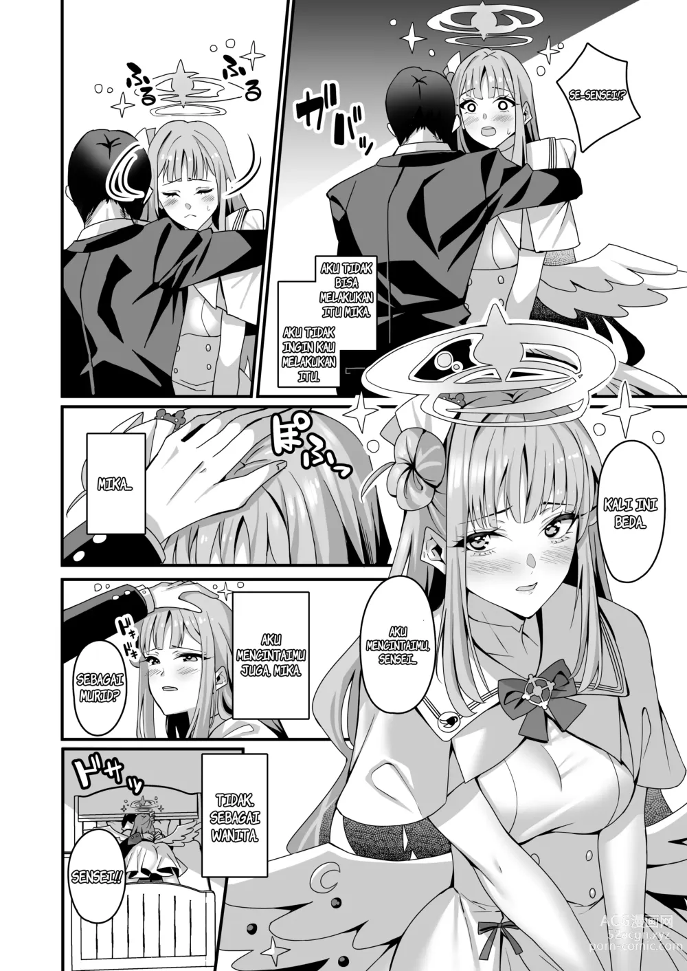 Page 5 of doujinshi Mika to Happy Love Love Sex Shite Haramaseru Hon - A book about happy loving sex with Mika and impregnation.