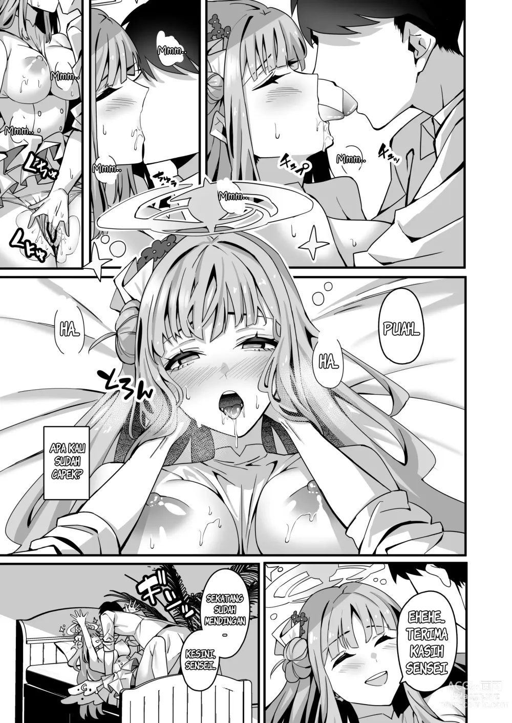 Page 8 of doujinshi Mika to Happy Love Love Sex Shite Haramaseru Hon - A book about happy loving sex with Mika and impregnation.