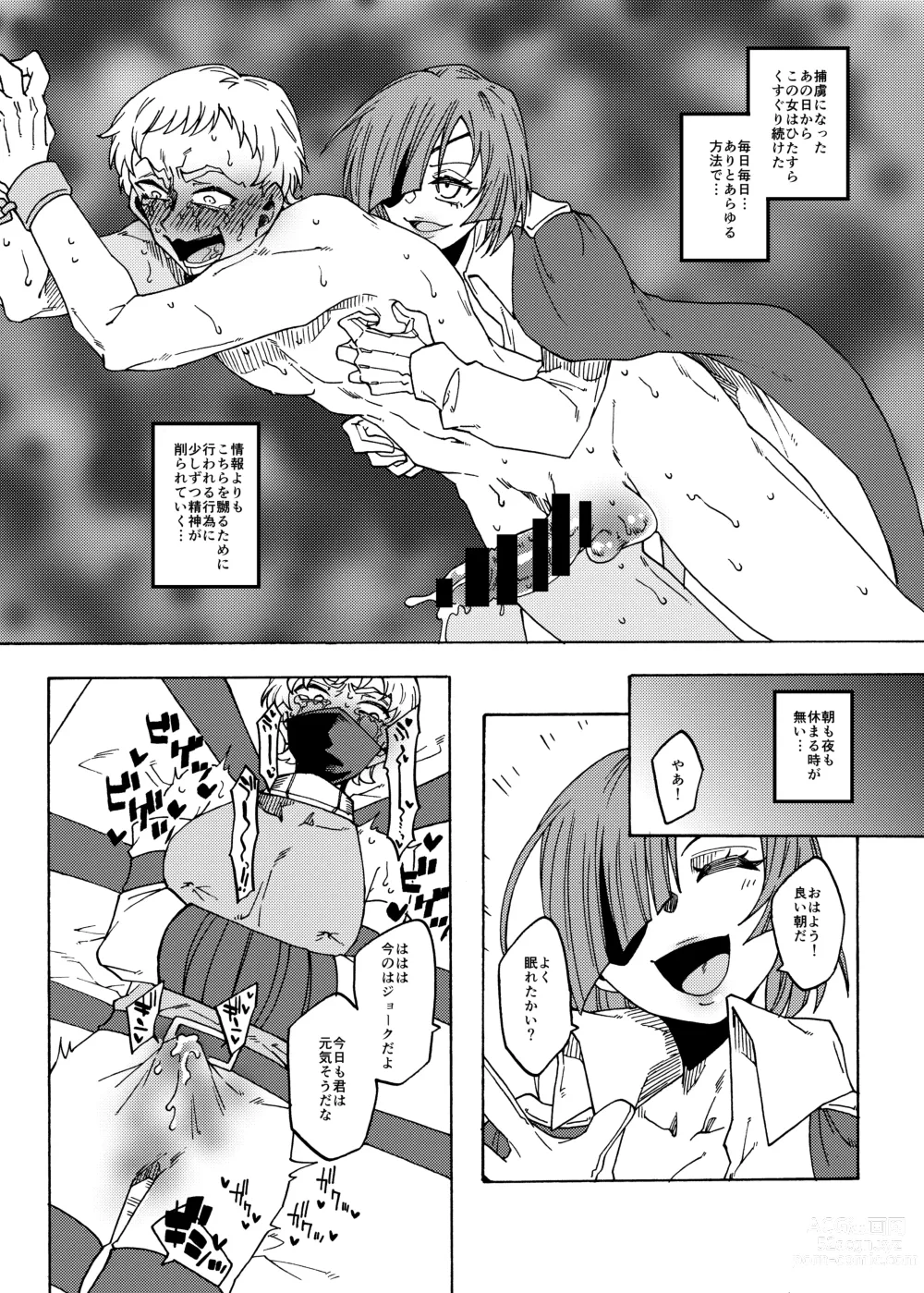 Page 7 of doujinshi Kusuguri Goumon Teikoku 2 ~Tekikoku Heishichou Haiboku Hen~