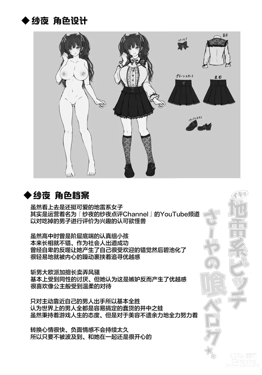 Page 33 of doujinshi Ikiri Jirai-Kei Bitch Saaya no Tabe-Log
