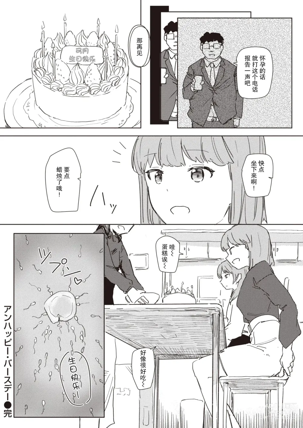 Page 25 of manga Unhappy Birthday