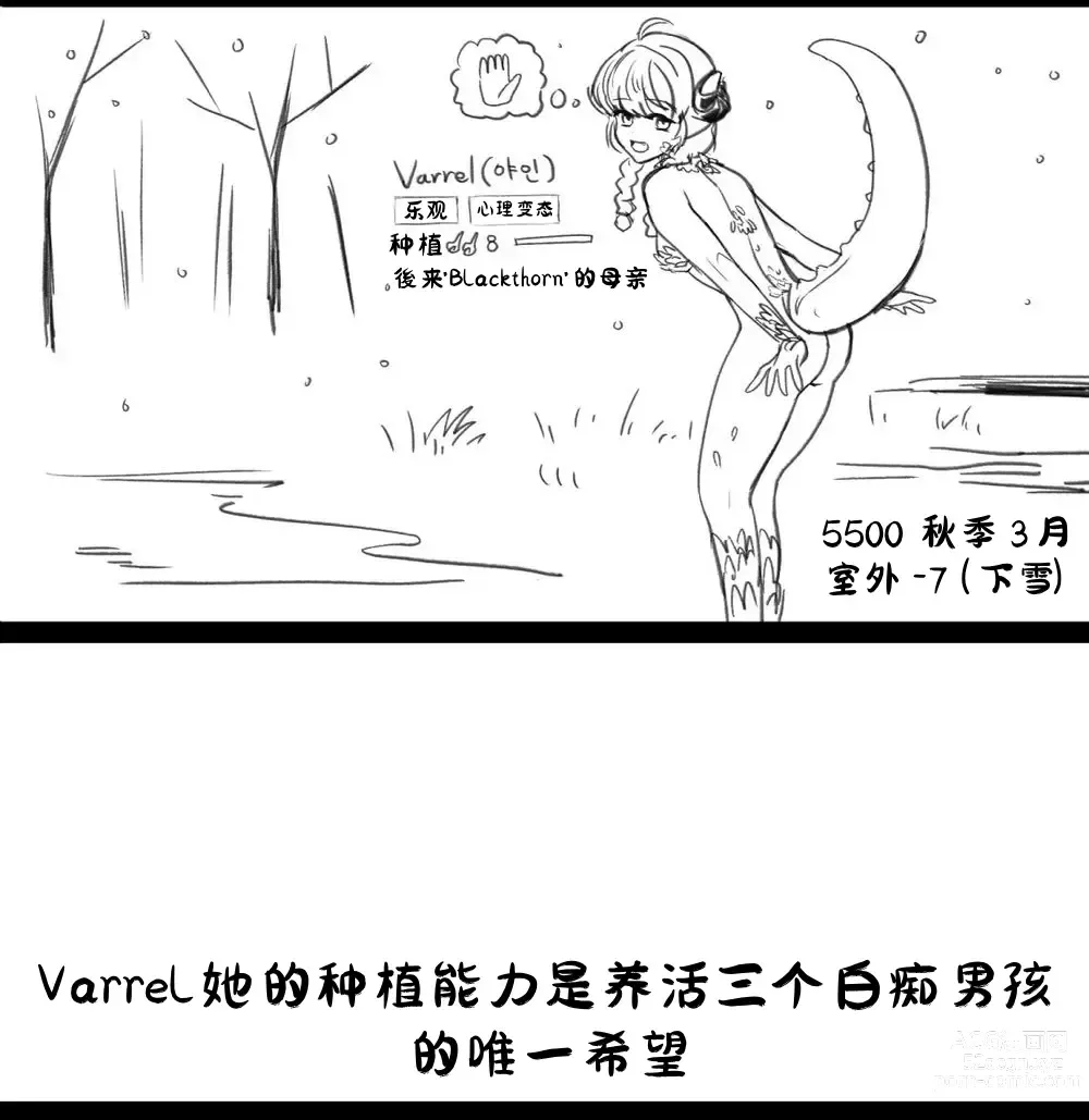 Page 2 of doujinshi 림월드 생존일지 -1- ｜龙人坏女孩 -01-【Rimworld漫画】