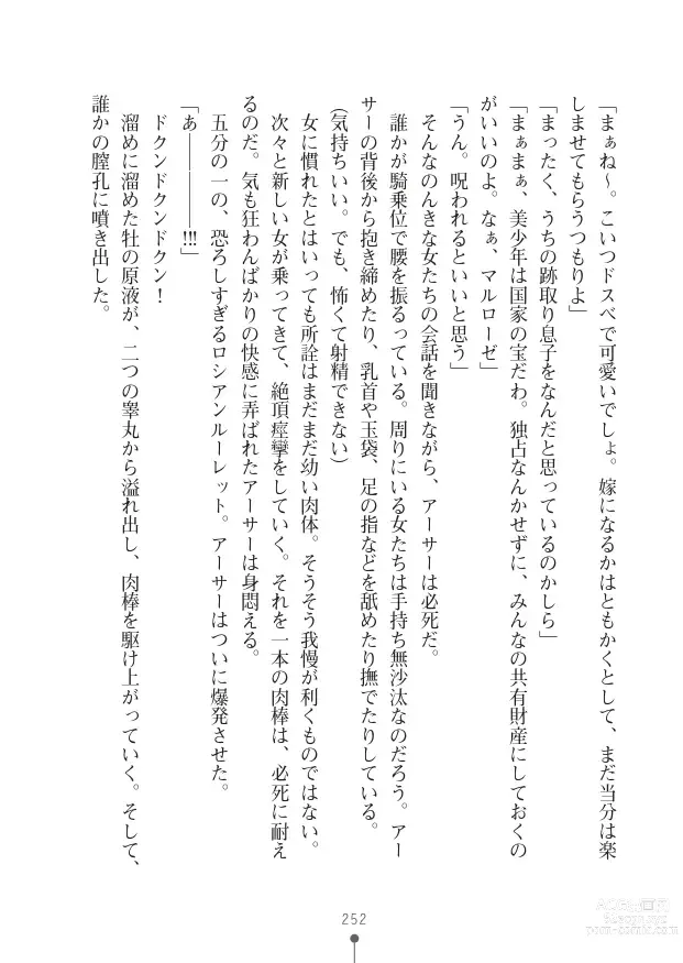 Page 252 of manga ハーレムヴァルキリー