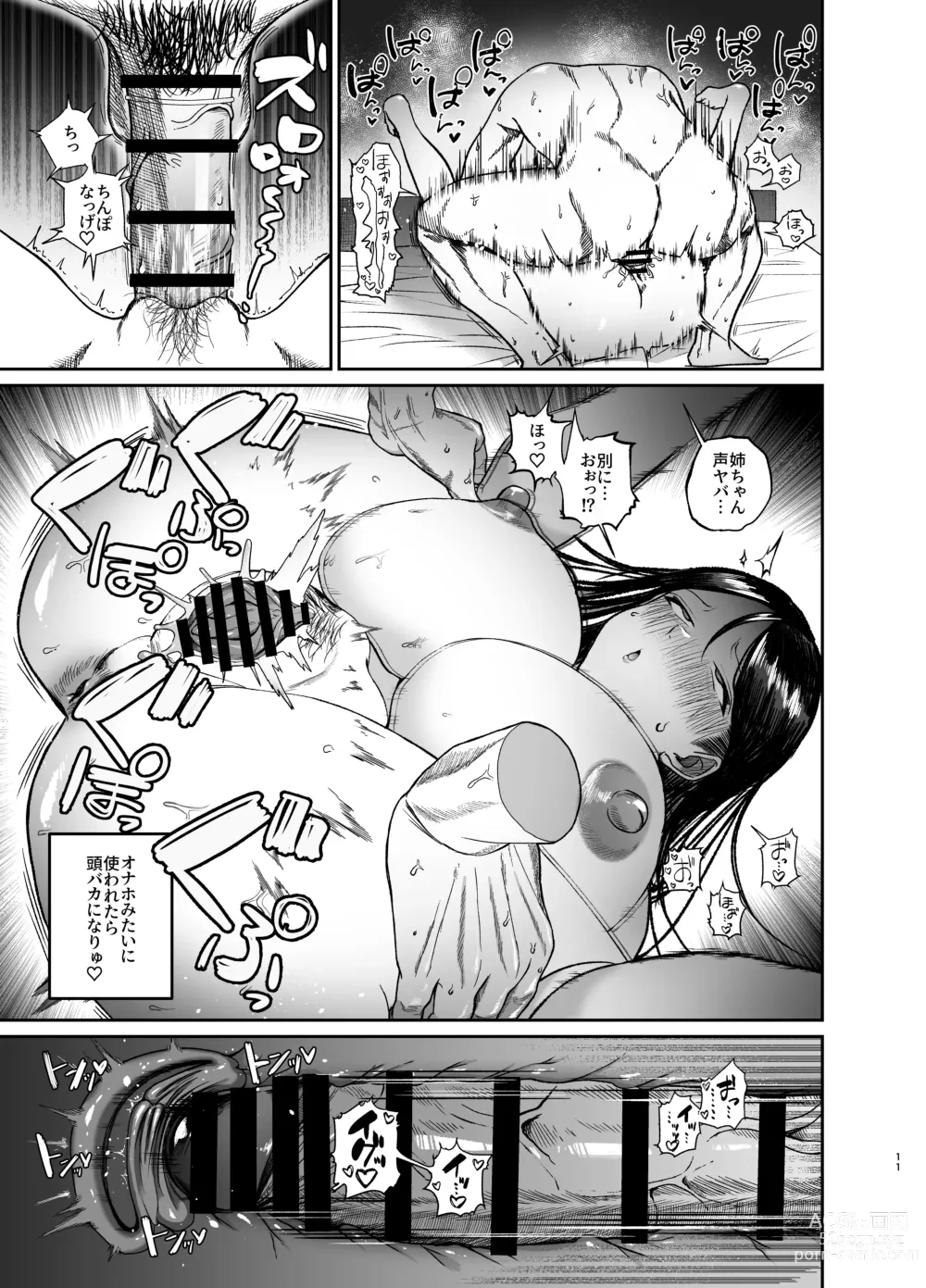 Page 11 of doujinshi Ane de Shikoru Otouto to Onaritai Ane ga Souguu shita Kekka