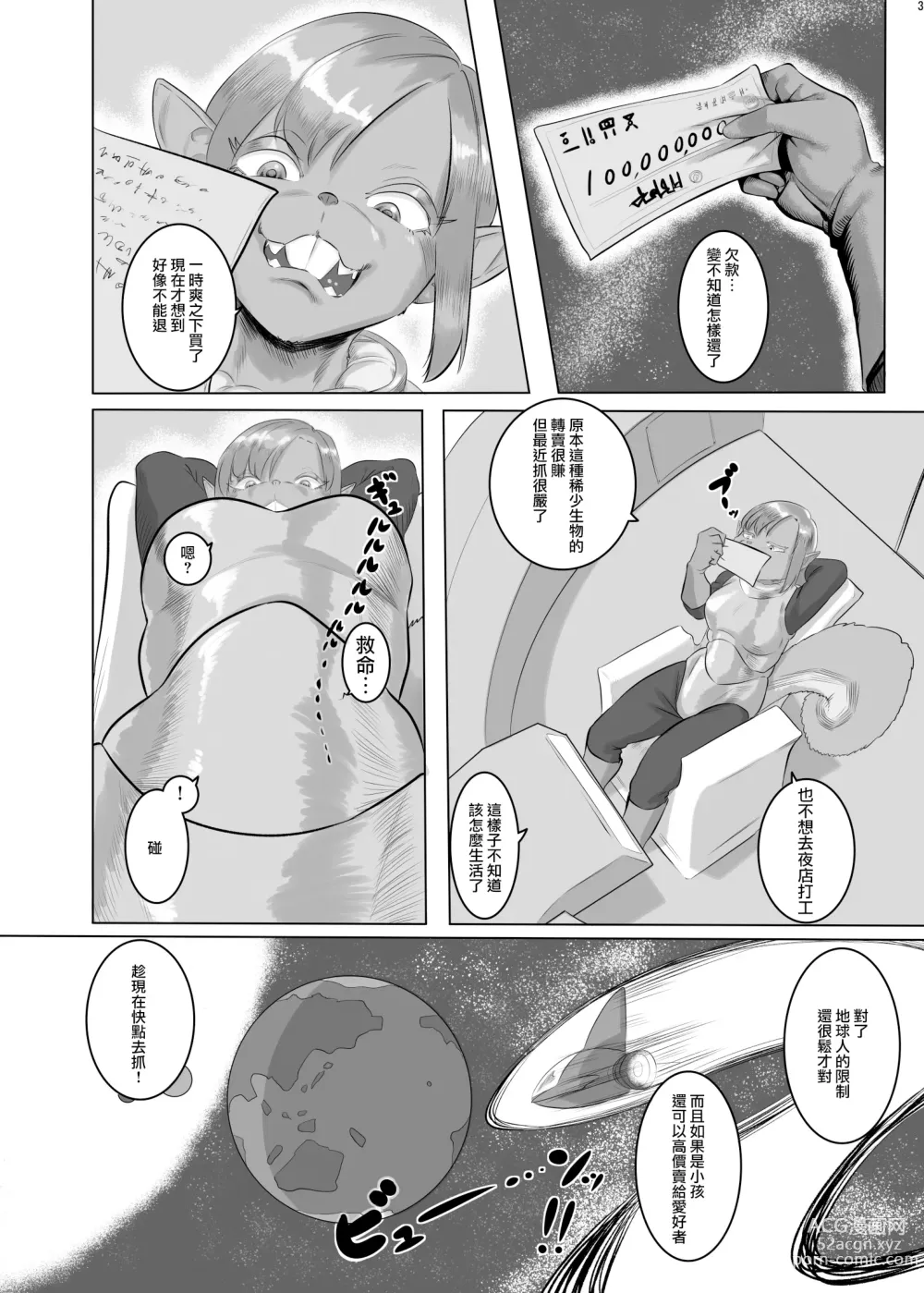 Page 3 of doujinshi Chikyuujin Youshoku Keikaku