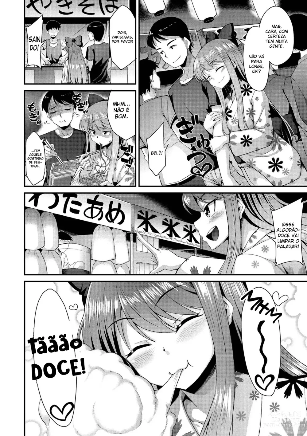 Page 2 of manga Manatsu no Yoru wa Omatsuri Sawagi!