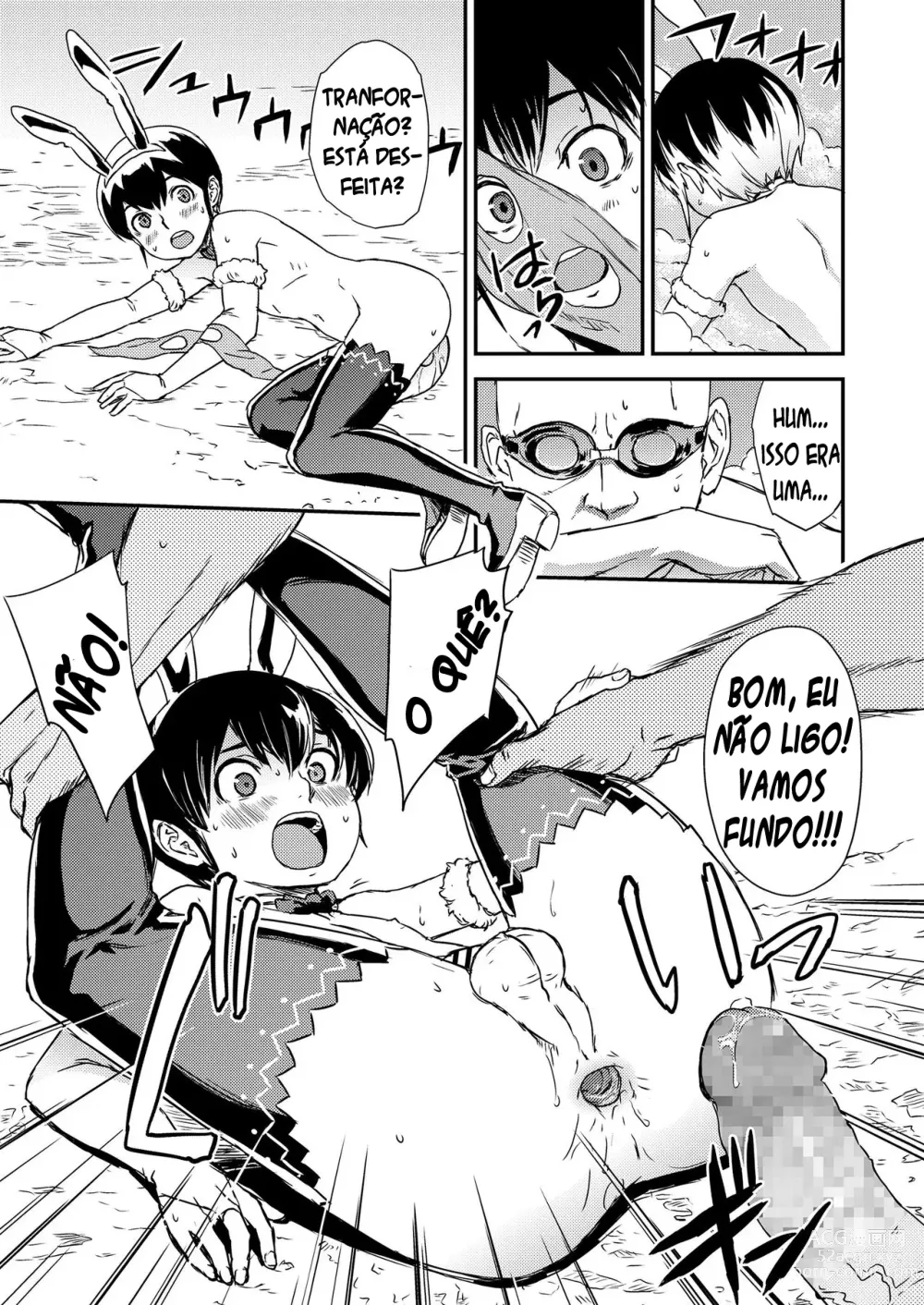 Page 11 of manga Vença! Homem-coelho