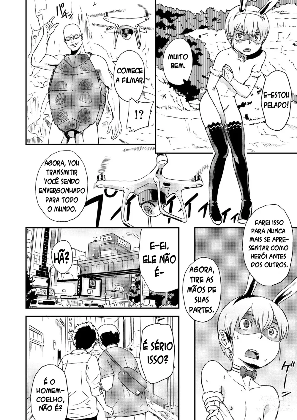 Page 4 of manga Vença! Homem-coelho