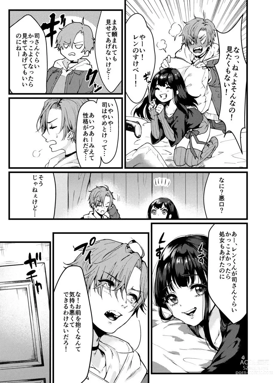 Page 3 of doujinshi Dansei Idol ni  Okasareru Hanashi