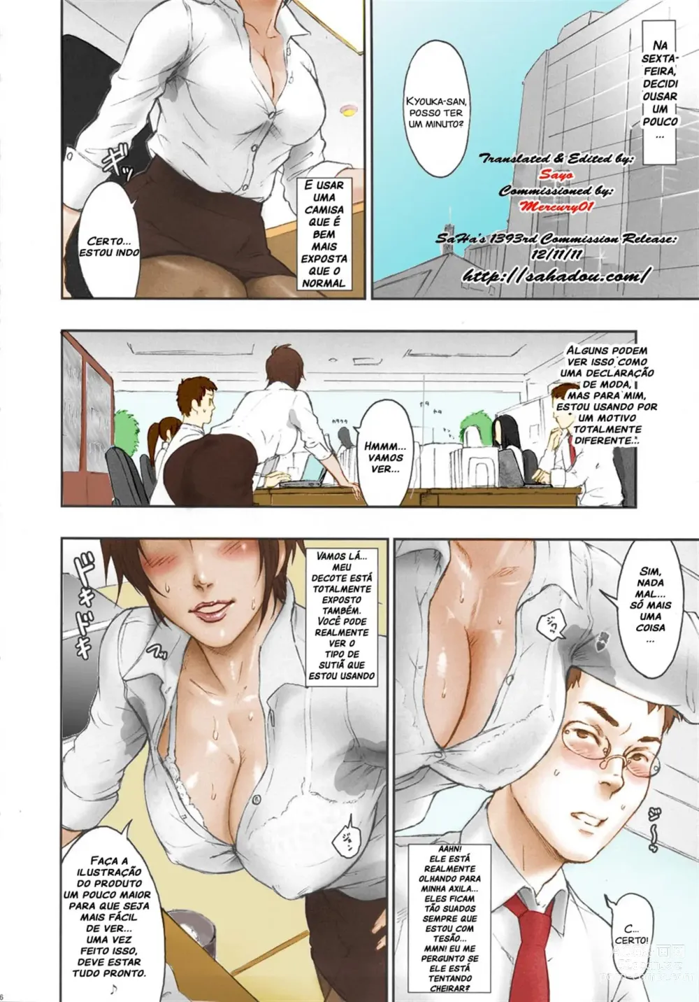 Page 5 of doujinshi NIPPON FUTA OL (decensored)